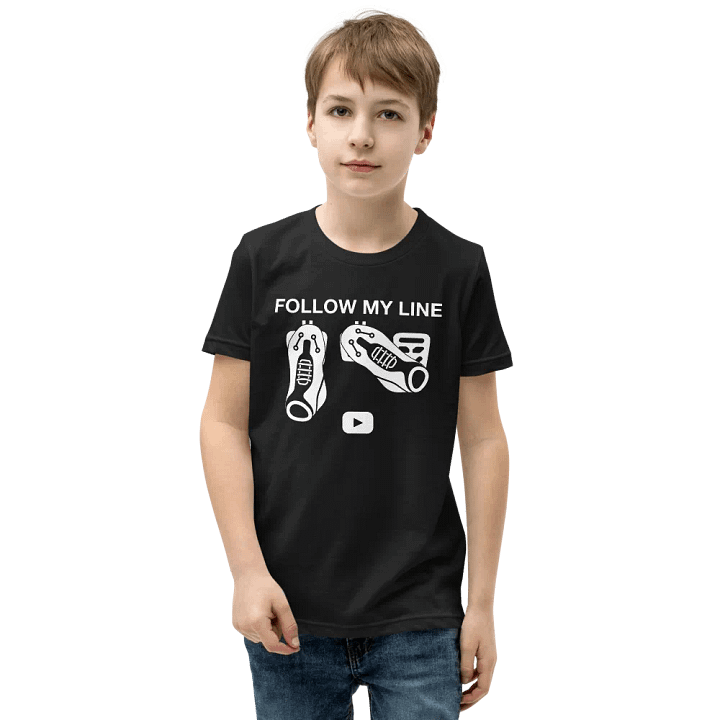 Follow My Line Youth Logo T-Shirt product image (1)