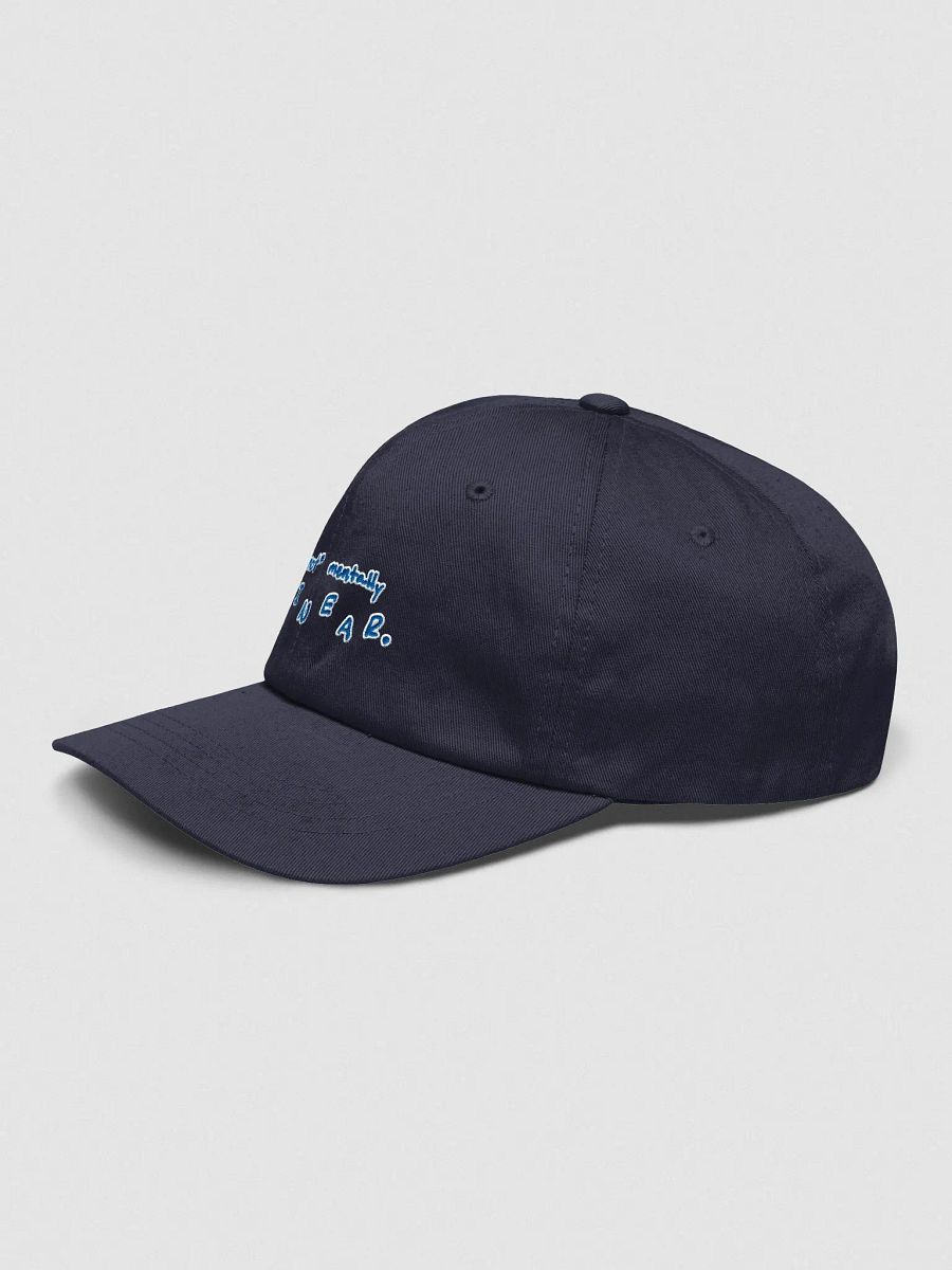 *not* mentally linear. (royal + white lined design) classic dad hat product image (35)