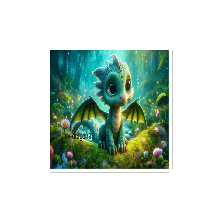 🧲 Enchanting Baby Dragon Magnets – Forest Fantasy Edition 🐉🌸 product image (2)