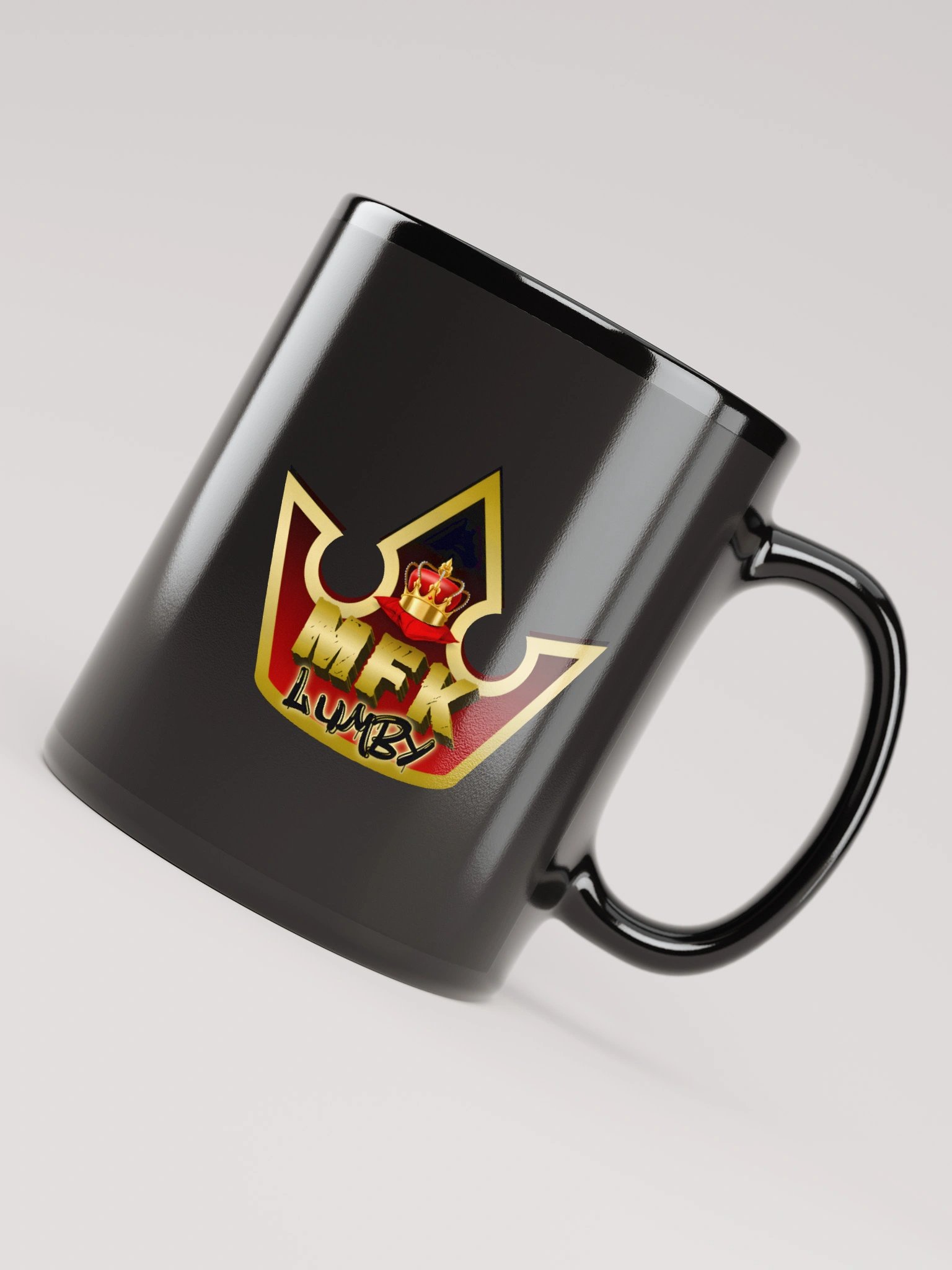 MADE FROM KINGS - LUMBY GLOSSY BLACK MUG product image (8)