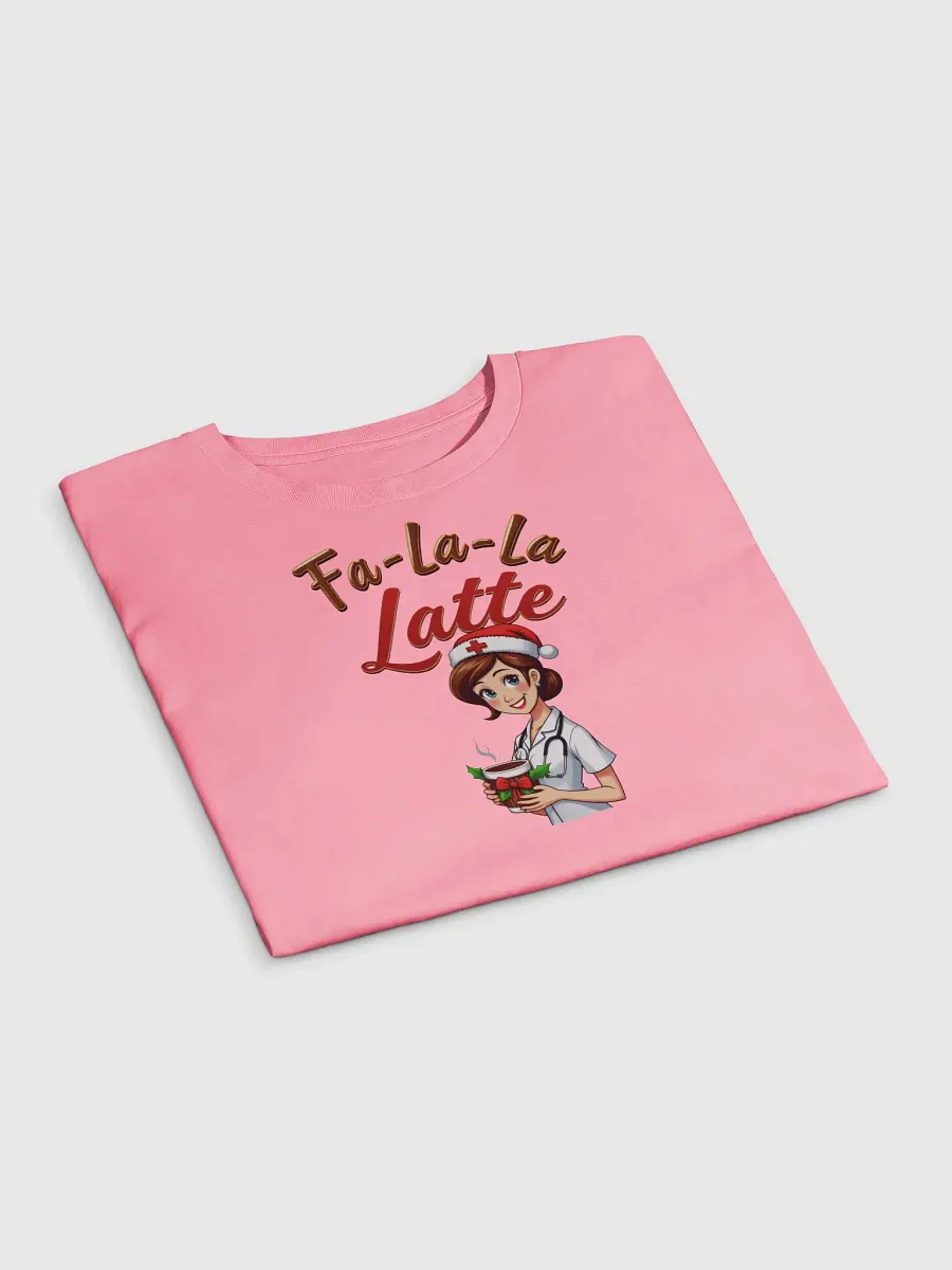 Fa-La-La Latte Nurse Premium Crop Top product image (21)