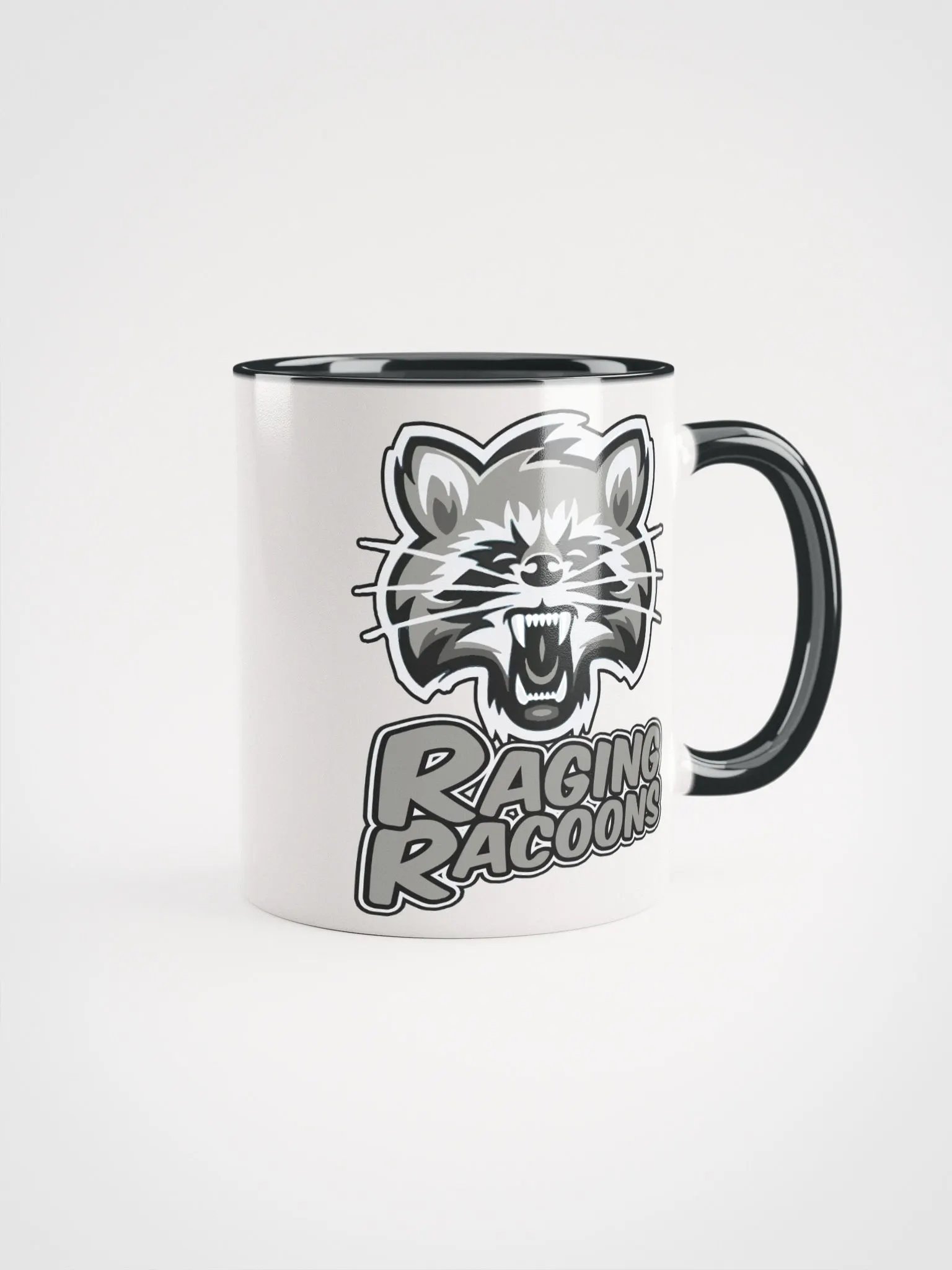 Raging Racoons Mug with Colour Inside product image (5)