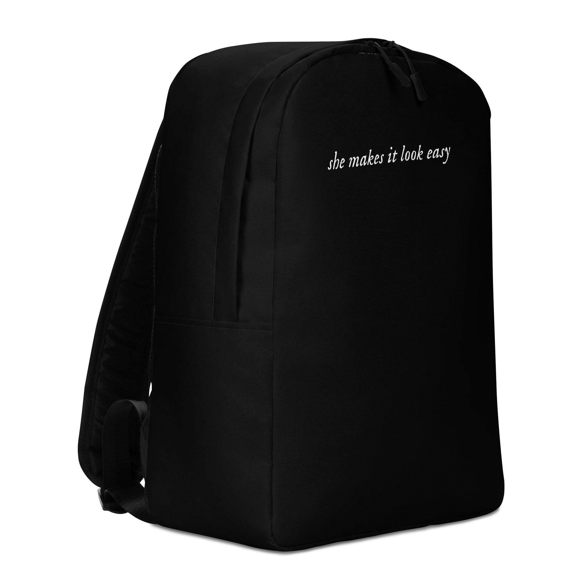 "She Makes It Look Easy" Minimalist Backpack product image (3)