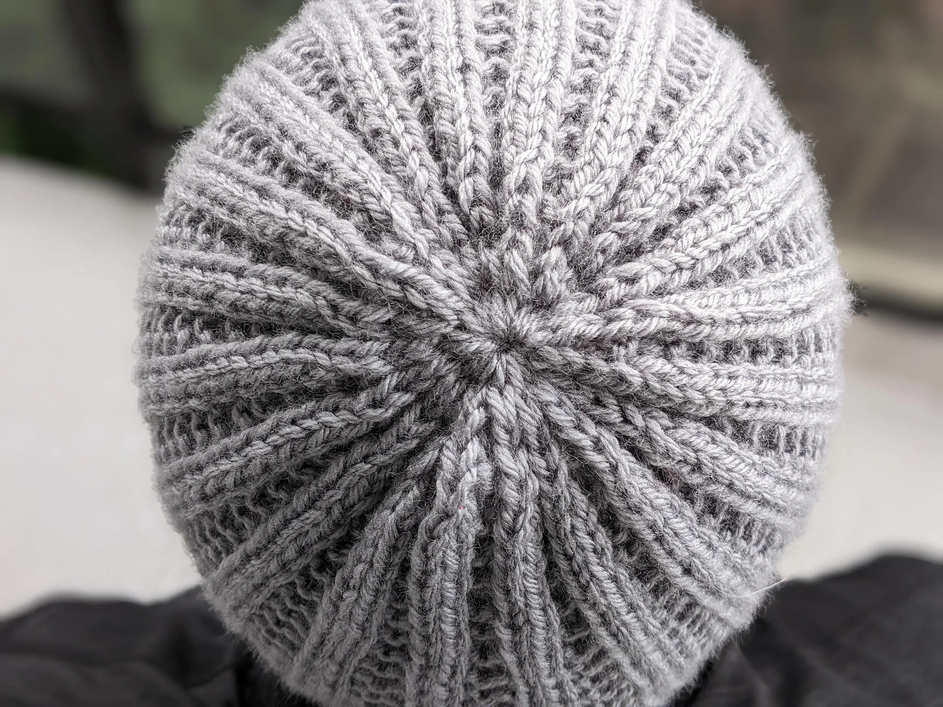 Knit Ribbed Men's Hat Pattern product image (5)