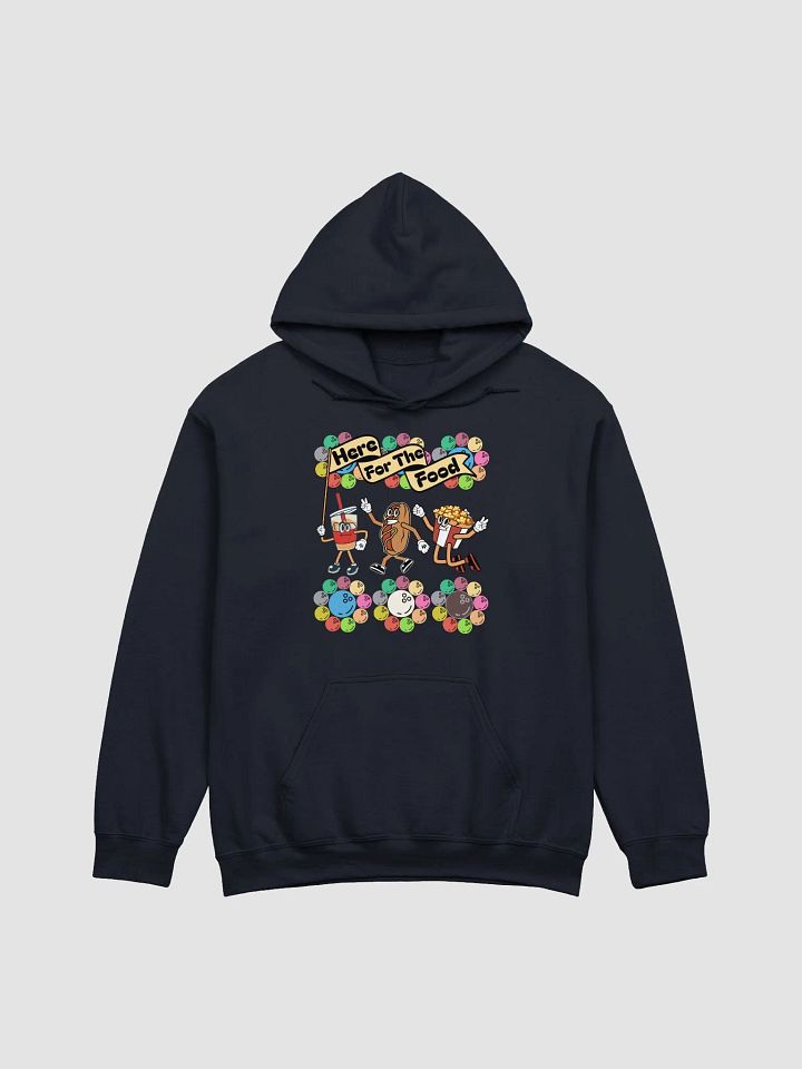 Here For The Food Bowling Cheerful Classic Hoodie product image (37)