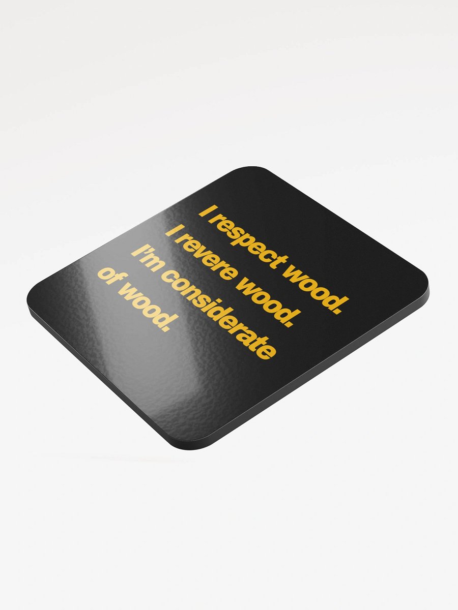 Respect Wood Coaster product image (3)