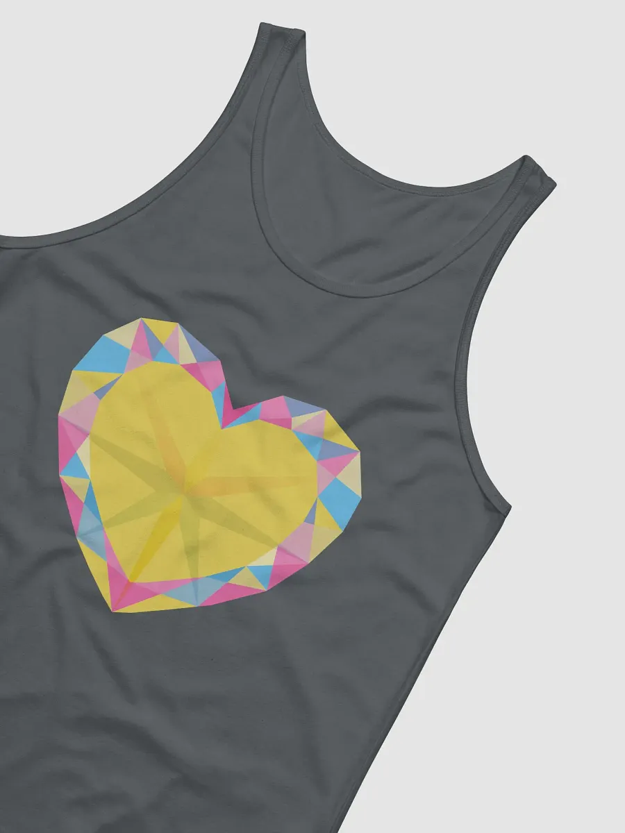 Crystal Heart Pansexual Pride Tank Top product image (4)