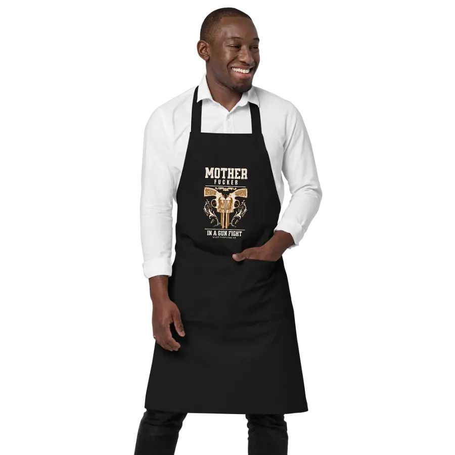 MF in a Gun Fight Apron product image (1)