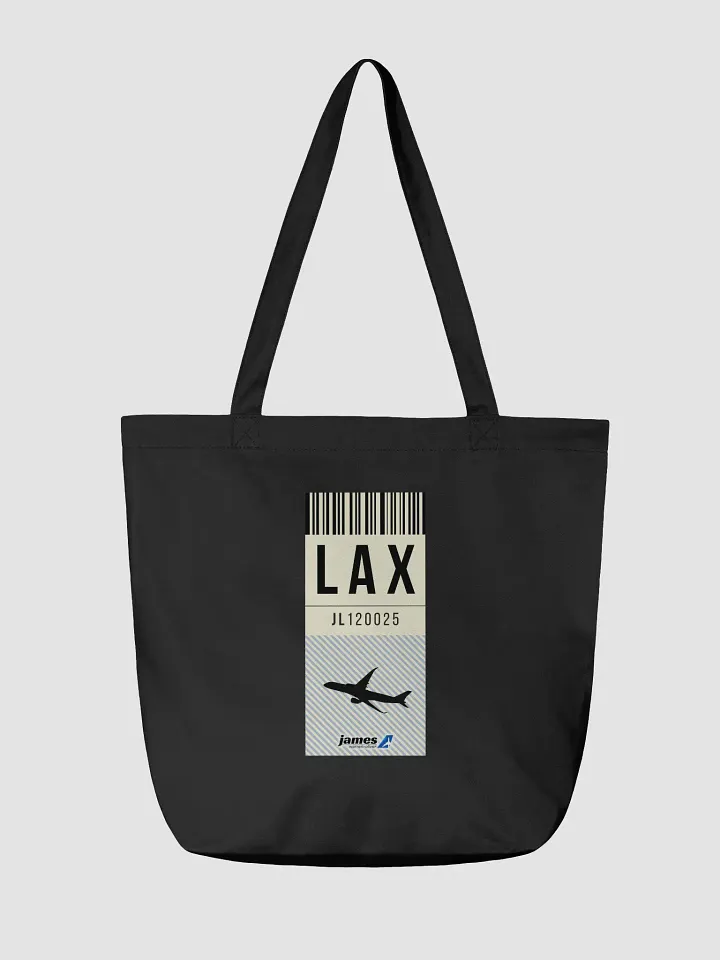 Los Angeles (LAX) Stylish Luggage Tag Tote Bag product image (2)