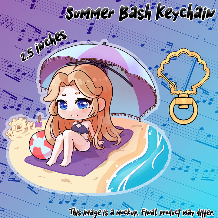 Summer Bash Keychain [PREORDER] product image (1)