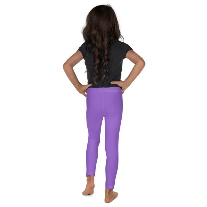 Kids Plain Color Amethyst Leggings product image (2)