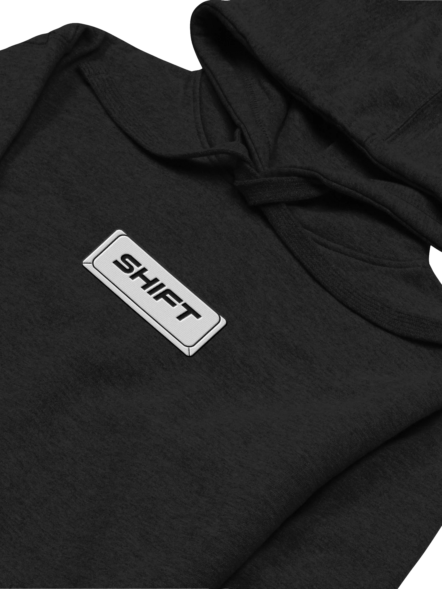 Stitched White Shift Key Hoodie product image (3)