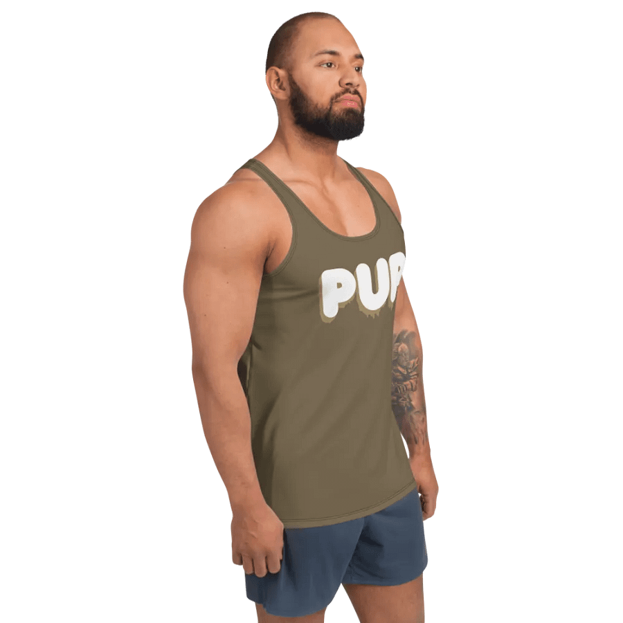 Identity Tank - PUP - Brown / Light Brown / White product image (5)