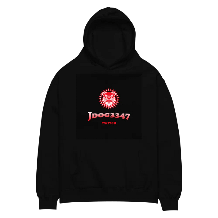 Red Bulldog Graphic Oversized Hoodie product image (2)