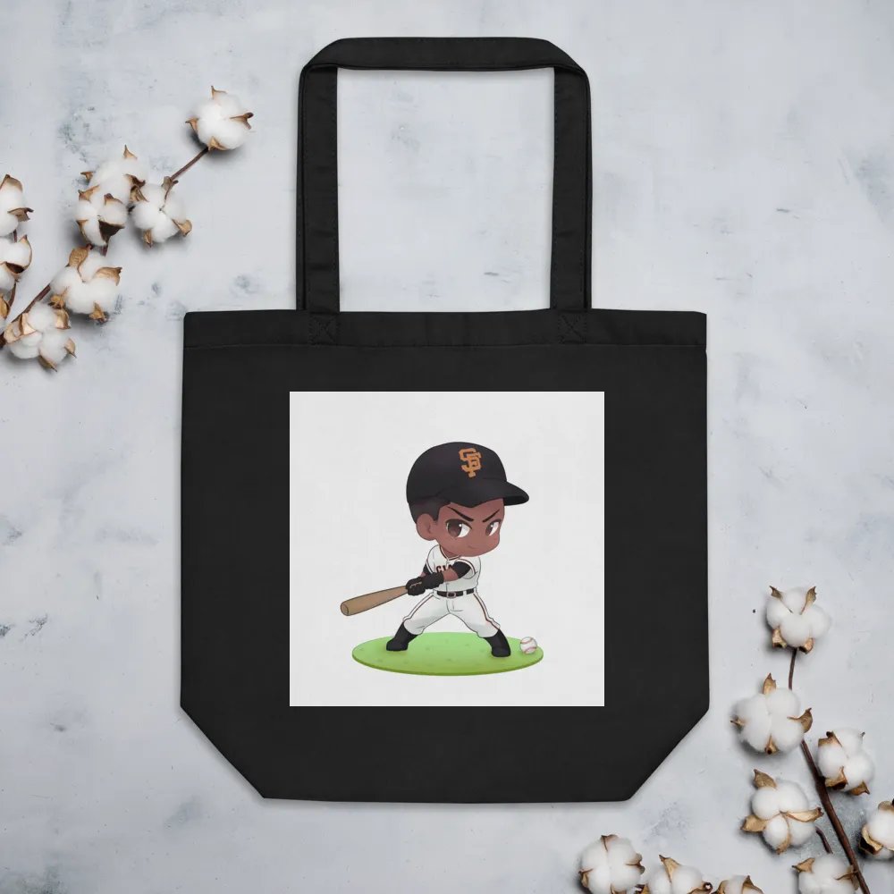 Chibi Willie Mays Eco Tote Bag product image (4)