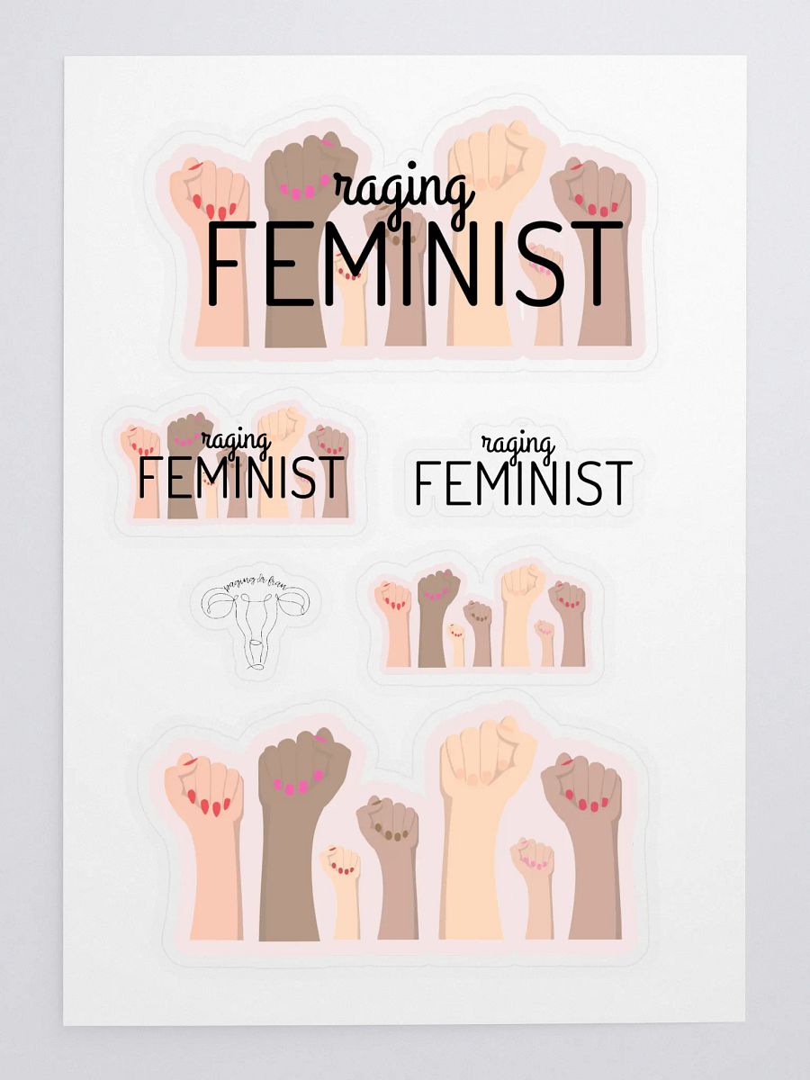 raging feminist (stickers) product image (3)