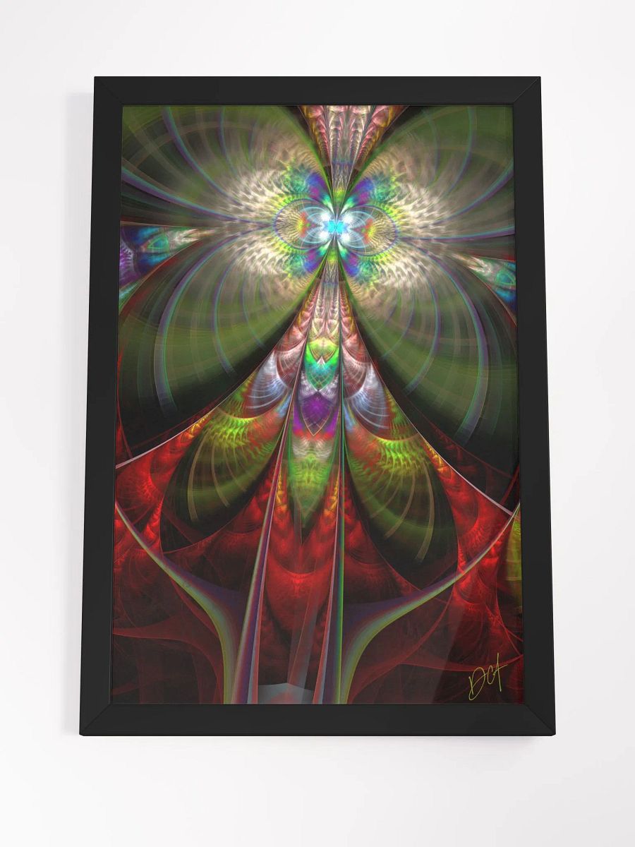 Red Schmetterling Soul - Framed Matte Poster product image (4)
