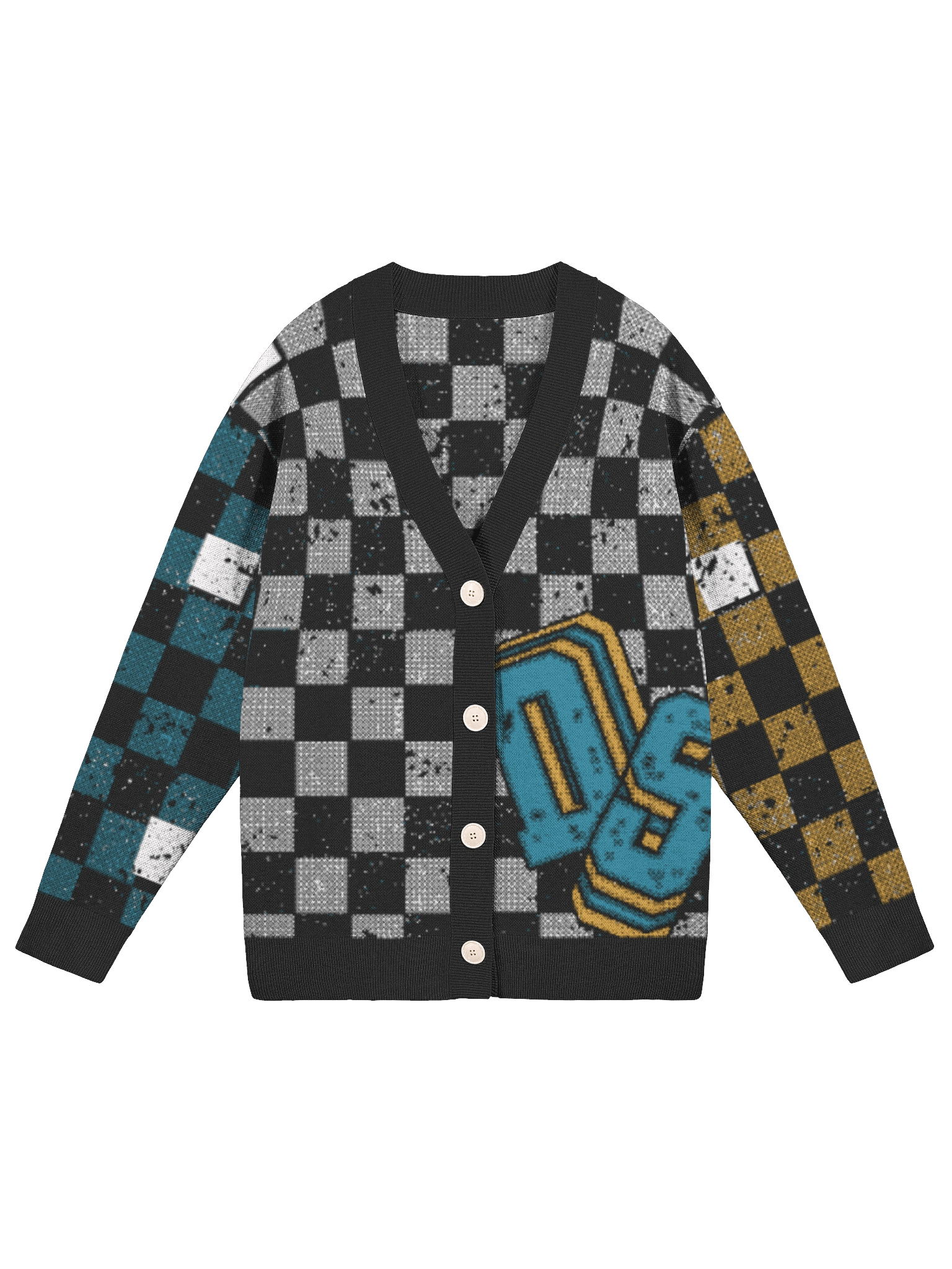Derp Squad Checkered Cardigan product image (4)