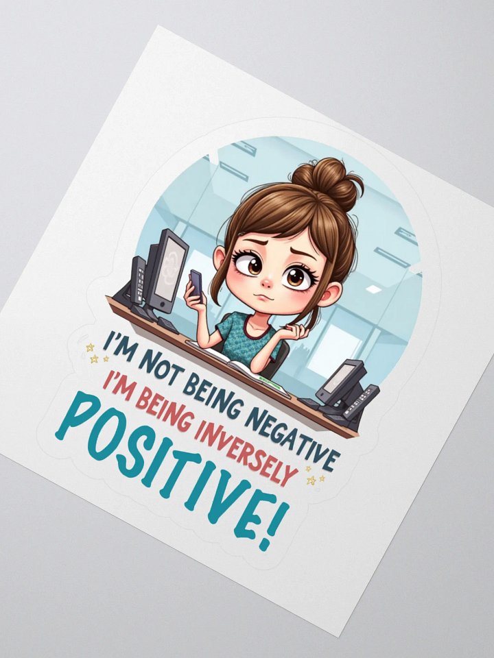Inverse Positivity Kiss Cut Stickers product image (4)