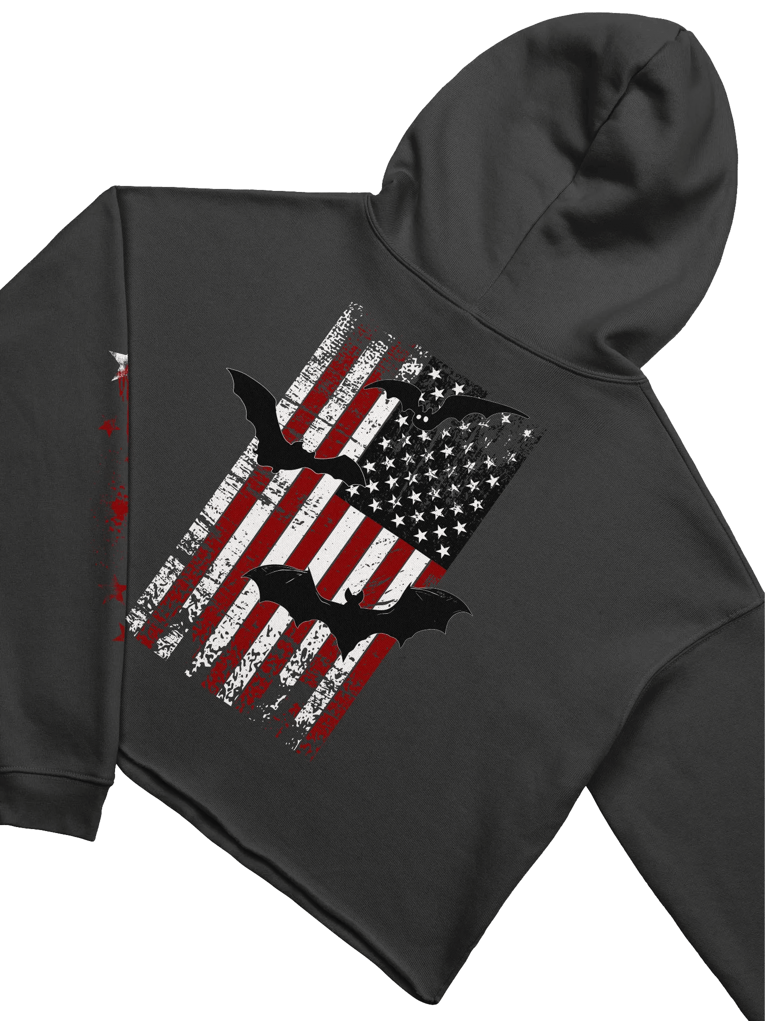 Make America Goth Again - Statement Cropped Hoodie - Sacrilegious Gothic Design for Rebels product image (4)