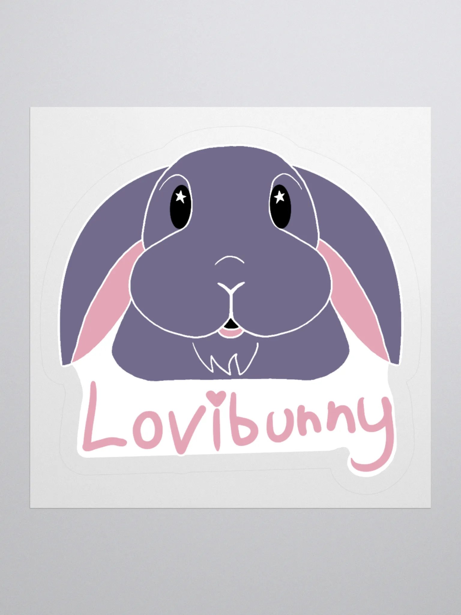 Lovibunny Logo Sticker product image (1)
