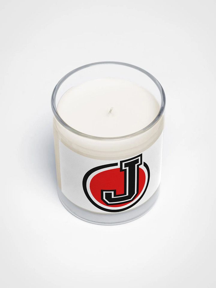 j-logo soy wax candle in glass product image (2)