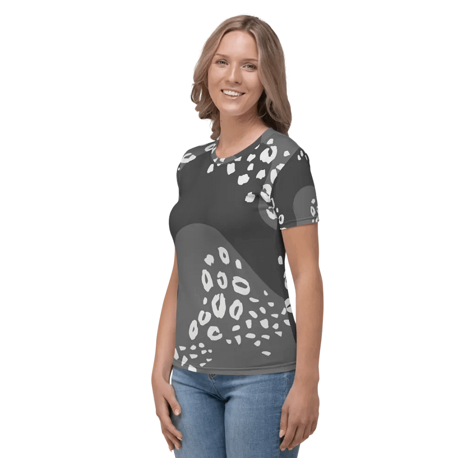 Grey Leopard Dreams Women's T-Shirt product image (3)