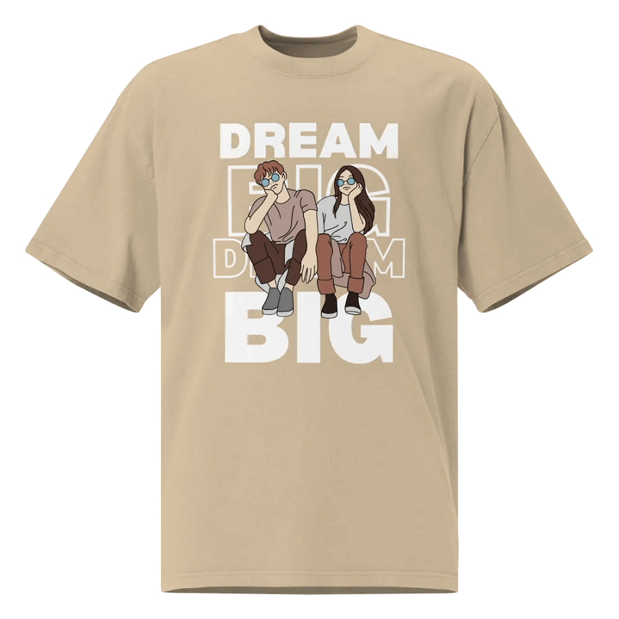 Dream big dream oversized t-shirt product image (1)