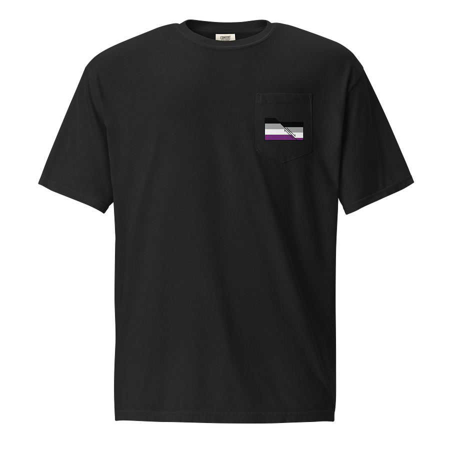 Faulted Pride Flags- Ace Pocket Shirt product image (1)