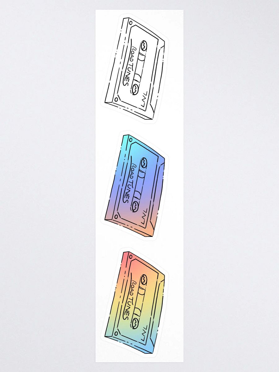 Road Tunes Cassette (All Designs) - Kiss Cut Sticker Sheet product image (3)