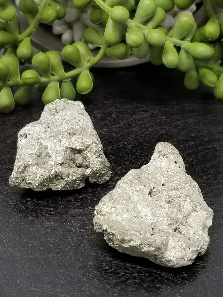 Pyrite Tumbled Pocket Stone – Wealth • Protection • Confidence product image (1)