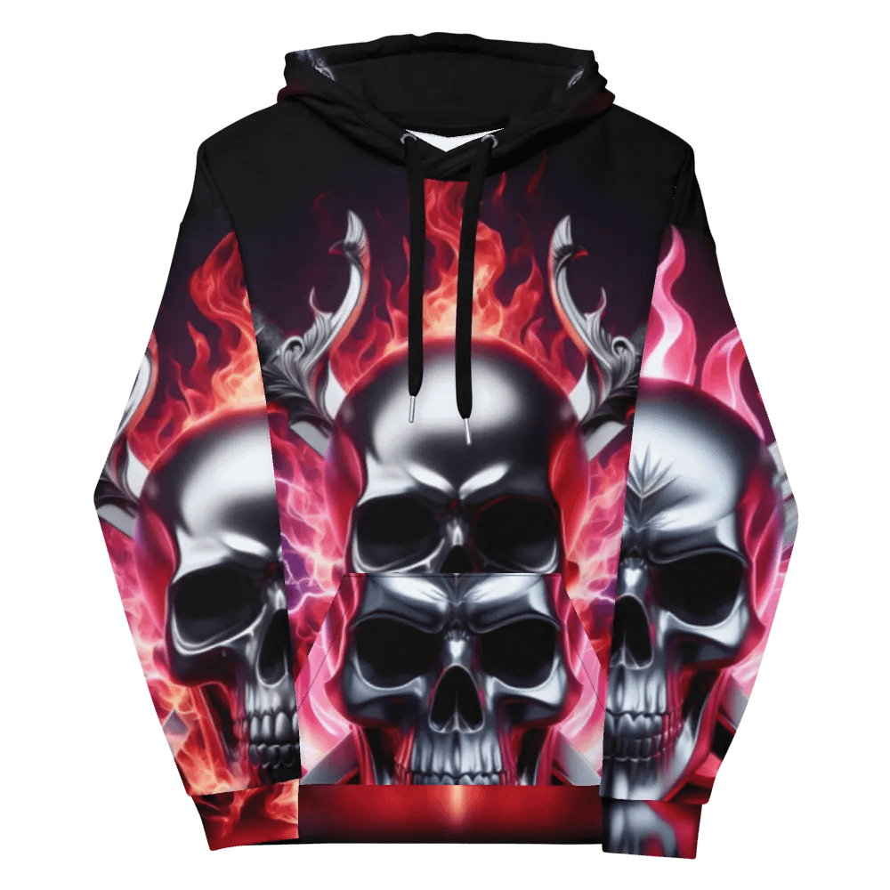 Reaper's Embrace - Unisex Skull Hoodie #22 product image (12)