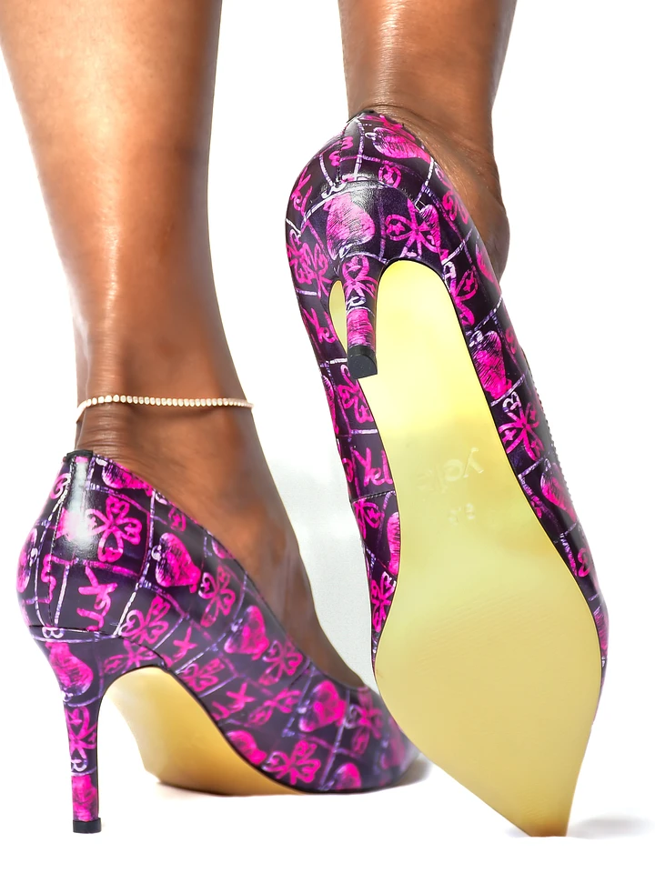 Adire Print Women's Pump Shoe: Power of Love Collection product image (1)