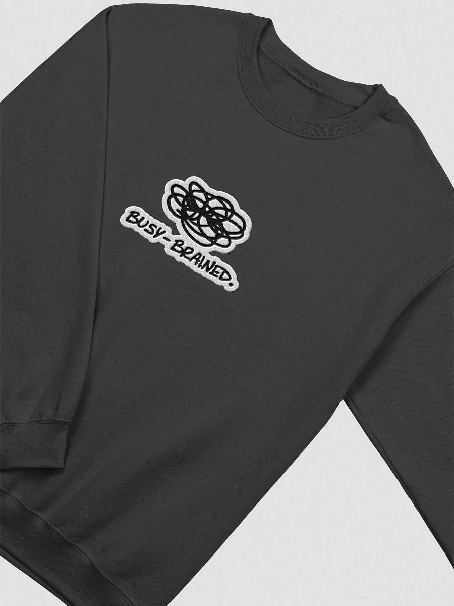 BUSY-BRAINED. (lg. bubble design) embroidered crewneck product image (30)