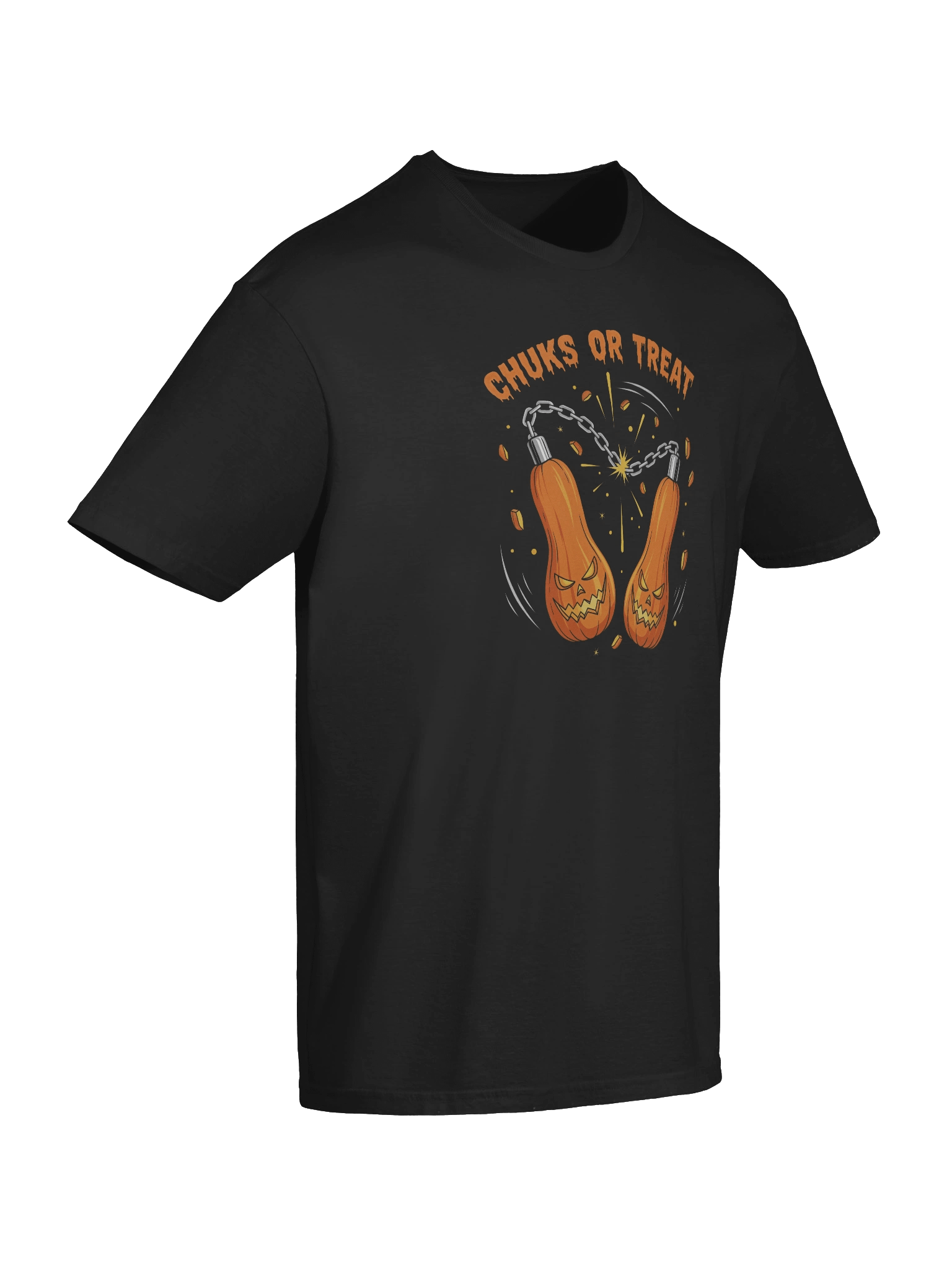 Halloween Pumpkin Nunchucks T-shirt product image (3)