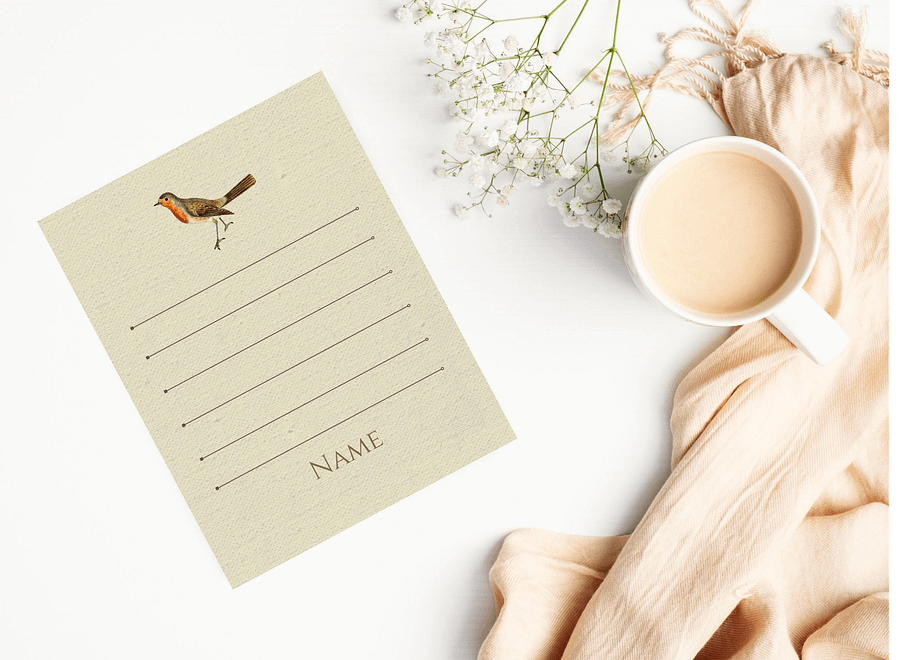 Canva Notepad Template: Robin product image (8)