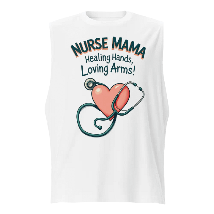 Nurse Mama Heart Muscle Tank product image (1)