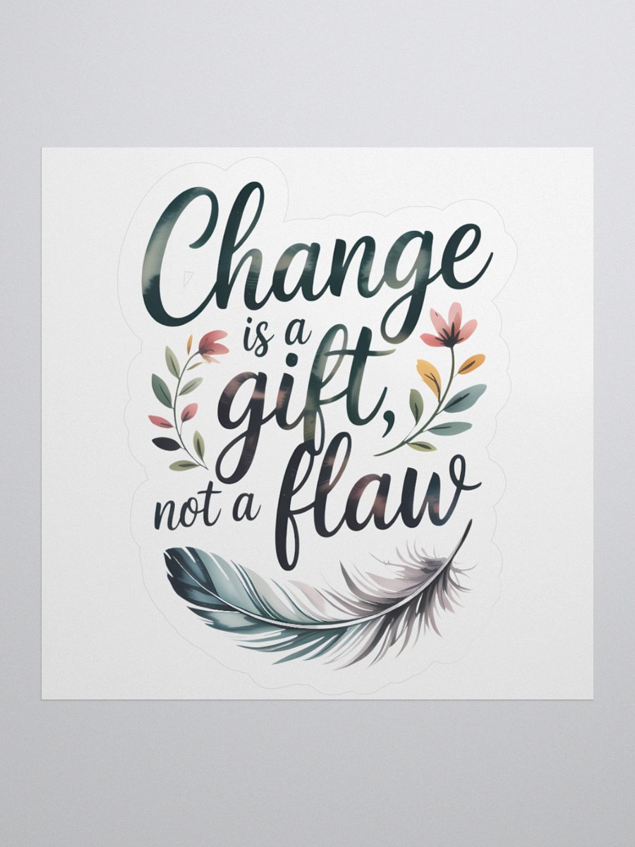 Change is a Gift Human Design Reflector Sticker product image (3)