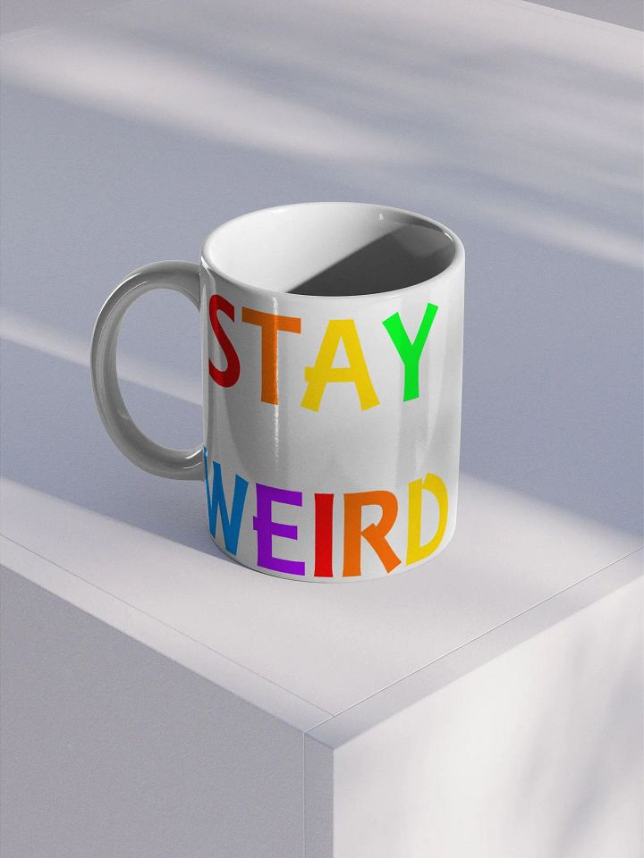 Stay Weird Rainbow - Glossy Mug product image (1)