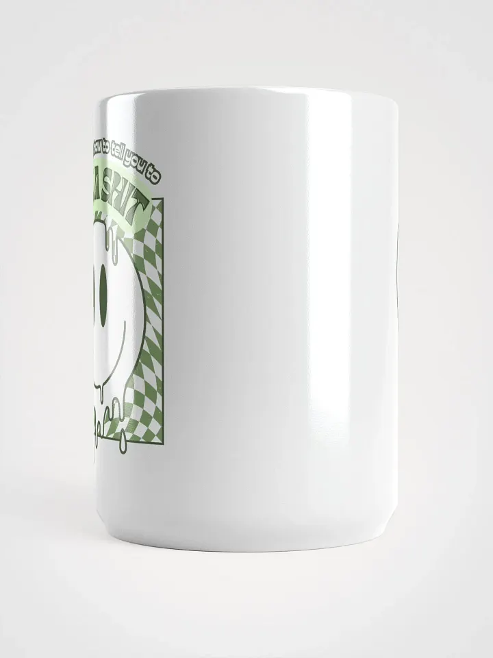 GIVE A SH*T white glossy mug product image (2)
