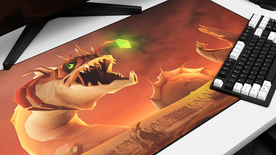 The Leviathan | Large 3D Desk Mat product image (4)