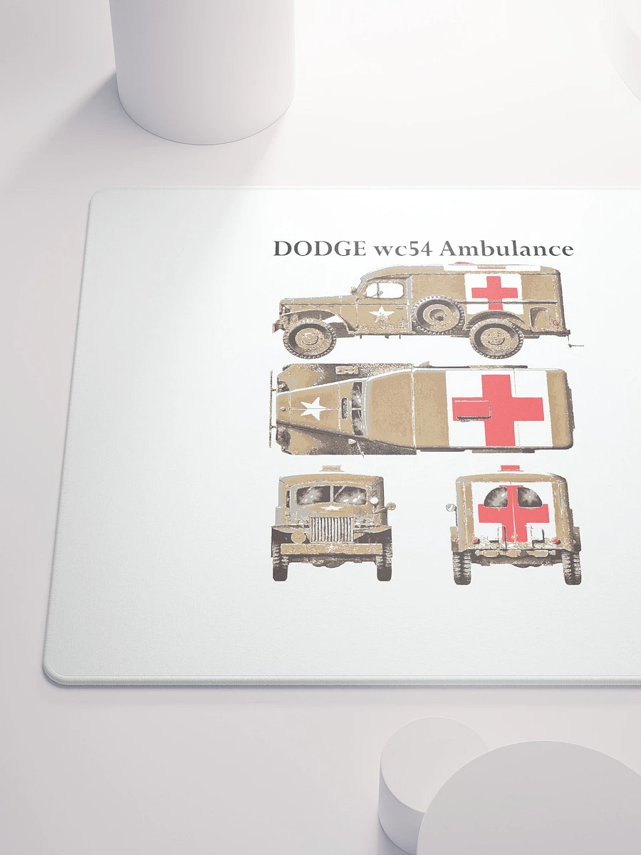 Red Cross Military Ambulance Multi-View Gaming Mouse Pad product image (10)