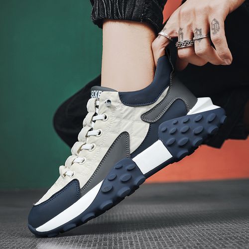 Fashion 2024 New Men's Outdoor Casual Trendy Sports Shoes - White product image (4)