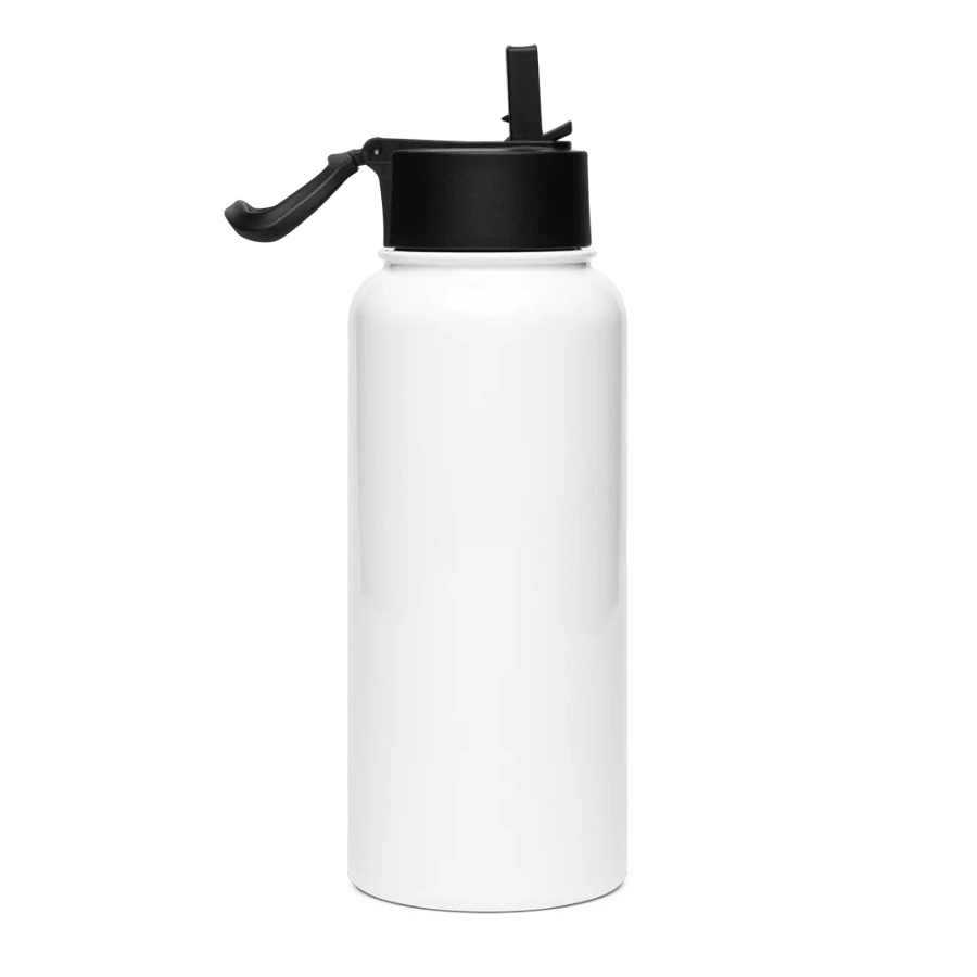 The Sky is Home - Let's Fly - Stainless Steel Water Bottle With Straw Lid product image (4)