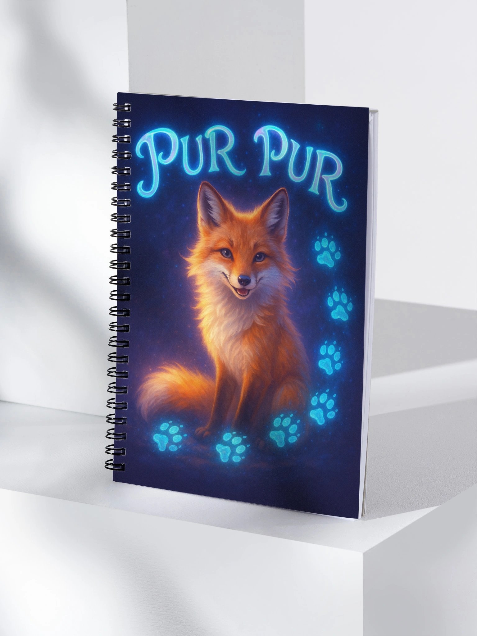 Pur Pur Fox Spiral Notebook product image (4)