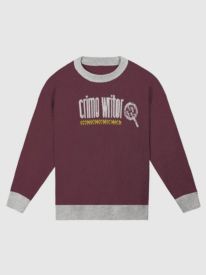 Burgundy Crime Writer Sweater product image (1)