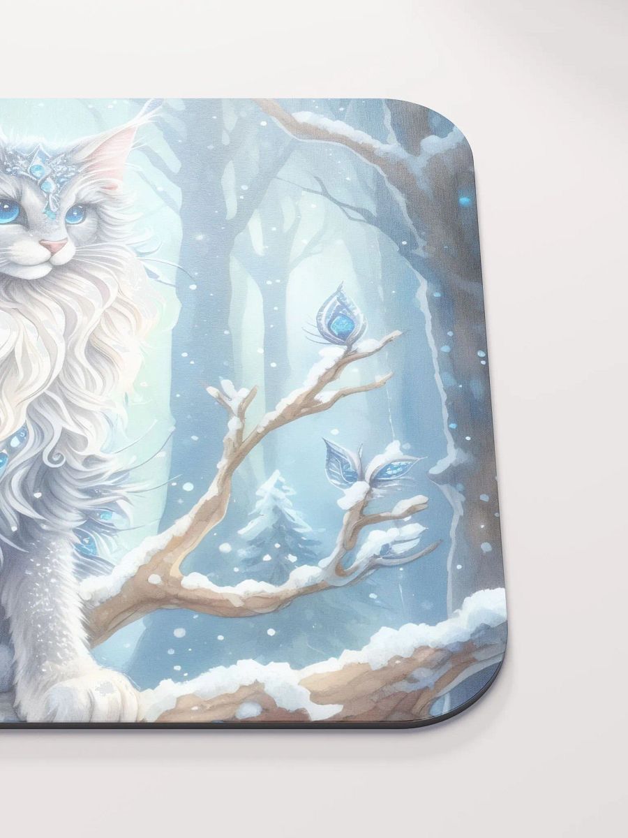 Frosty Feline Mouse Pad product image (6)