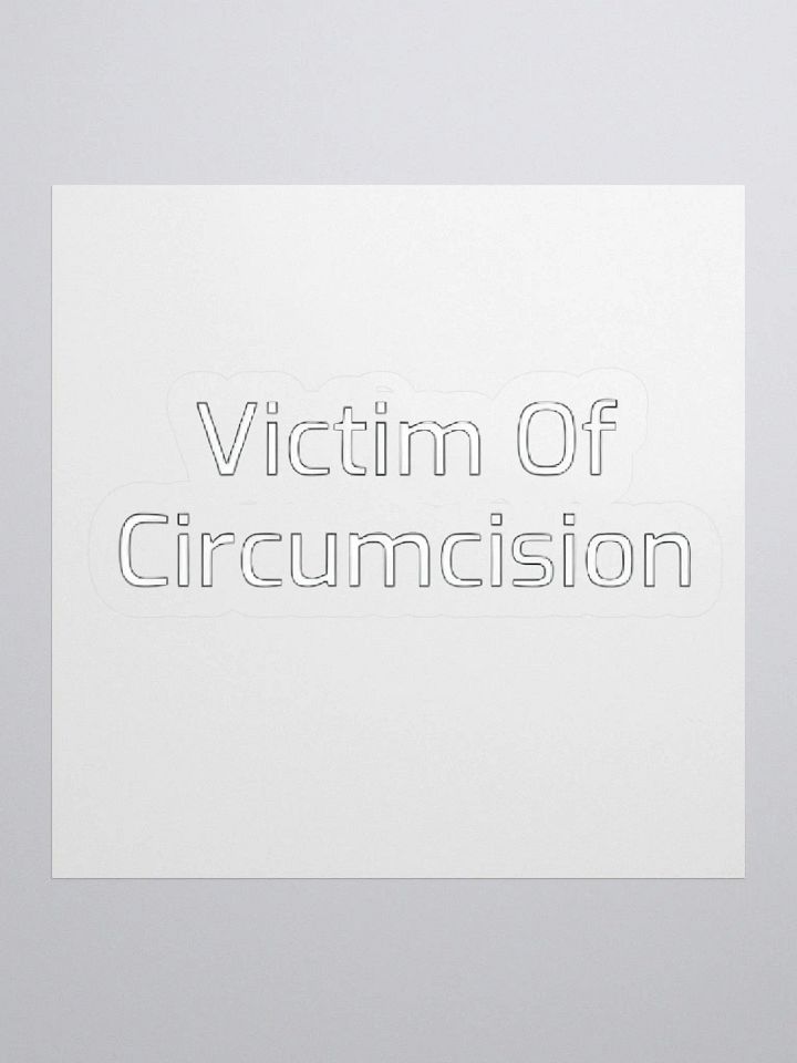 Victim Of Circumcision Sticker product image (1)