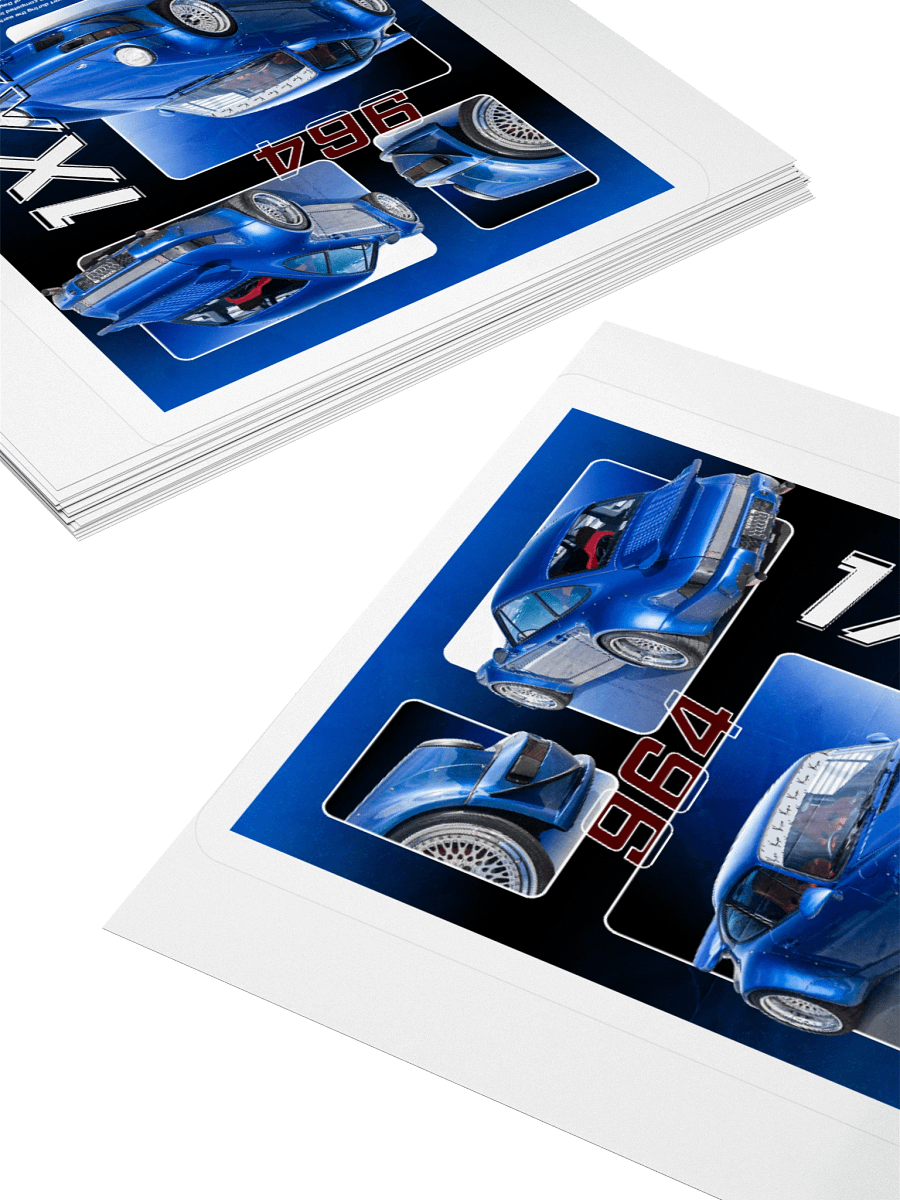 Blue 964 1XXXk | Kiss-cut Sticker product image (4)