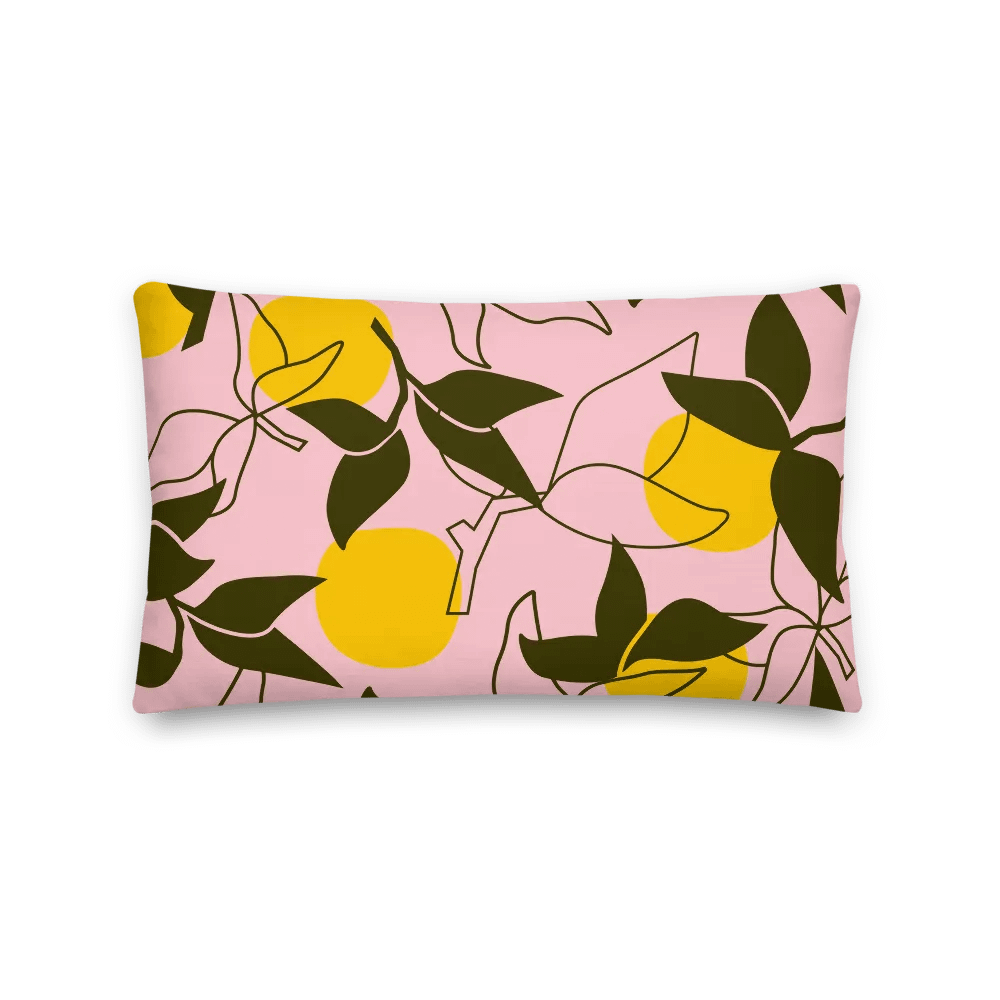 Chic Botanical Bliss Premium Pillow product image (2)